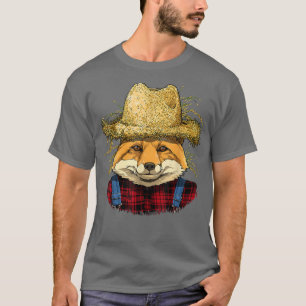 T-shirt Fox Farmer Faune Fox Forest Lover