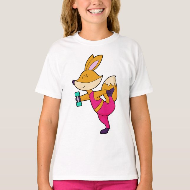 T-shirt Fox Fitness Dumbbell (Devant)