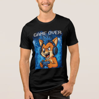 T-shirt fox gamer Tri-Blend shirt
