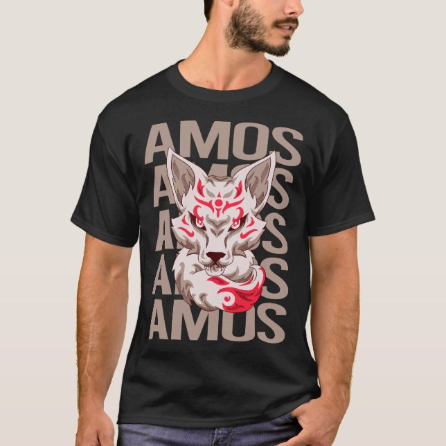 T-shirt Fox Head - Amos Nom (Devant)