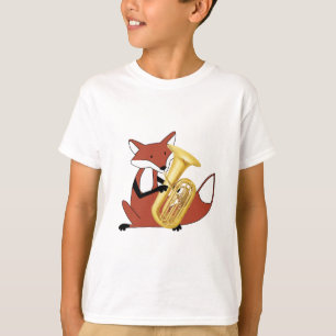 T-shirt Fox jouant le tuba