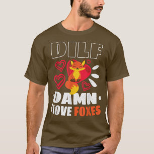 T-shirt Fox Lover Foxes Love Red Fox mignonne Fox Fennec F