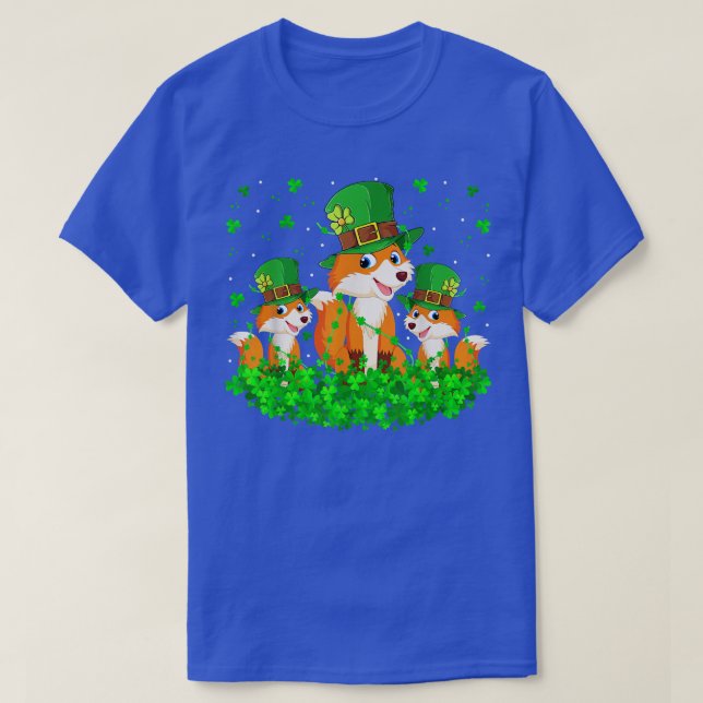 T-shirt Fox Lover Leprechaun Casquette Fox St (Design devant)