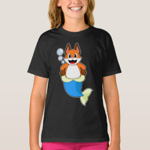 T-shirt Fox Mermaid