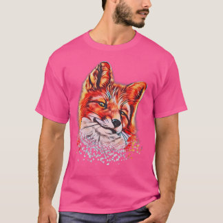 T-shirt Fox Motif