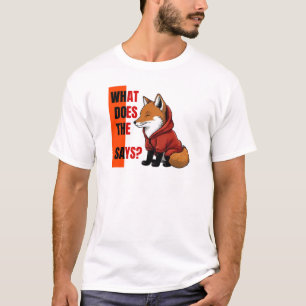 T-shirt fox, que dit le renard ?