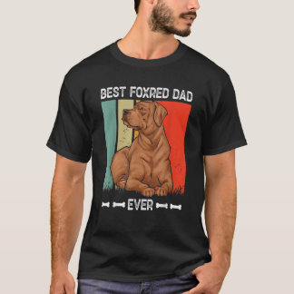 T-shirt Fox Red Labrador Retriever Meilleur Père Foxé Jama