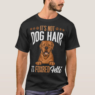 T-shirt Fox Red Labrador Retriever Pas Chien Cheveux FoxLa