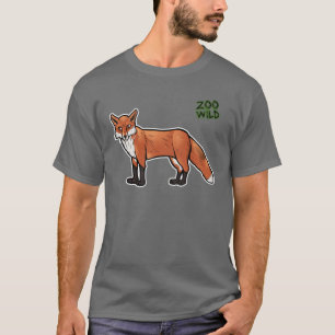 T-shirt Fox rouge
