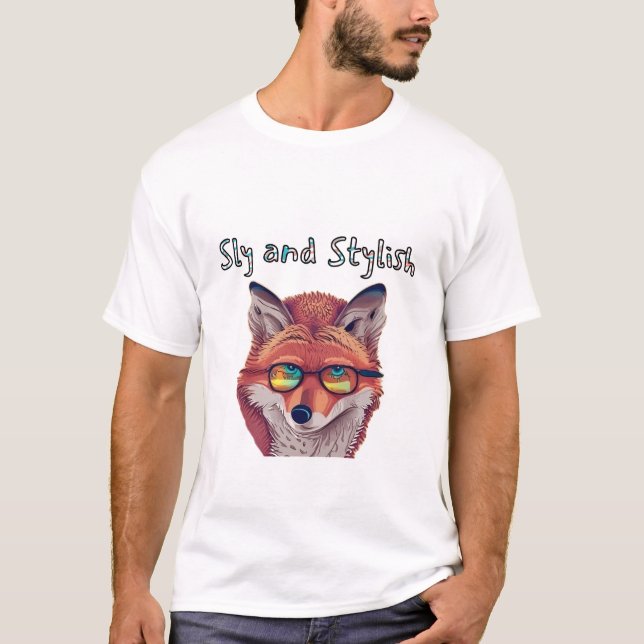 T-shirt Fox Sly et Stylish (Devant)