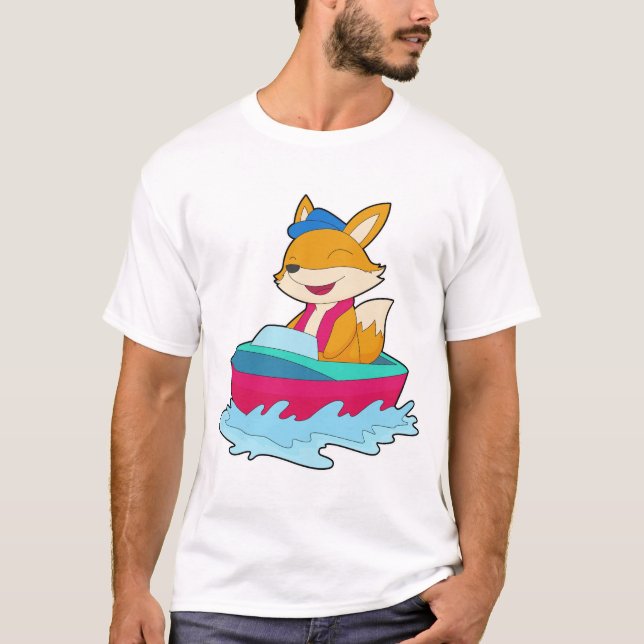 T-shirt Fox small Boat (Devant)