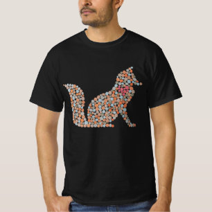 T-shirt Fox tacheté coloré