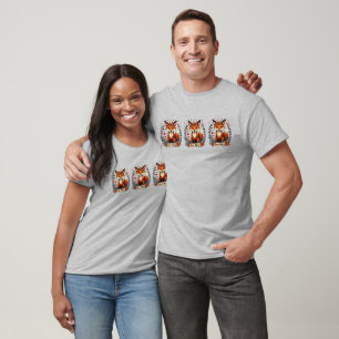T-shirt Fox Tales Boho Woodland Animal