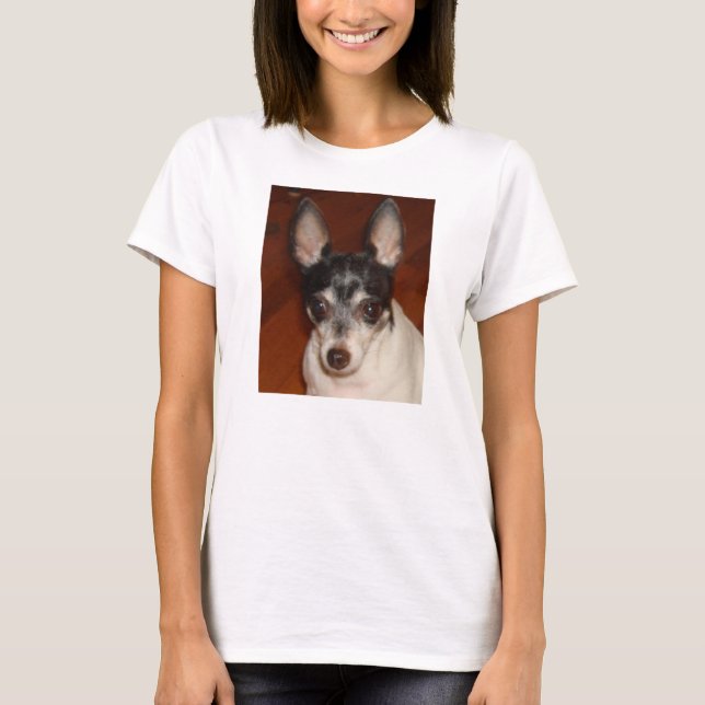T-shirt Fox Terrier de jouet (Devant)
