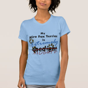 T-shirt Fox Terrier extrêmement vilain de fil
