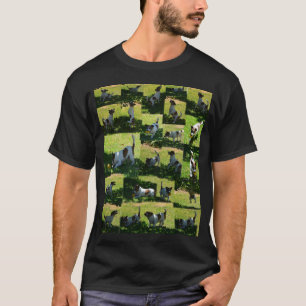 T-shirt Fox Terrier Photo Collage,