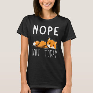 T-shirt Fox Tired Lazy Fox