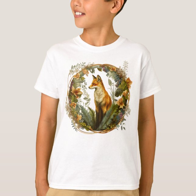 T-shirt Fox Vintage (Devant)