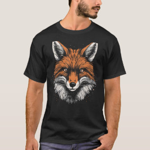T-shirt Foxes Fox Head Forest Nature Forêt Animaux