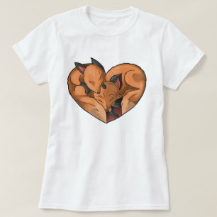 T-shirt Foxes mignons