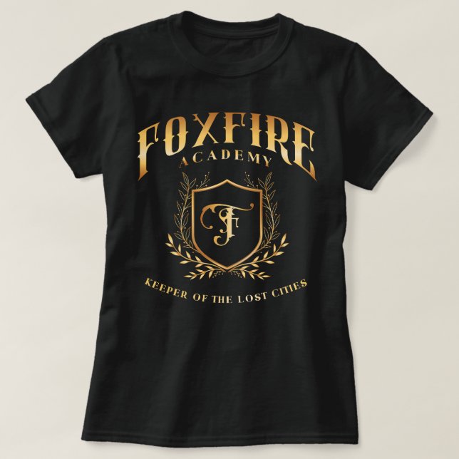 T-shirt Foxfire Academy gardien des symboles des villes pe (Design devant)