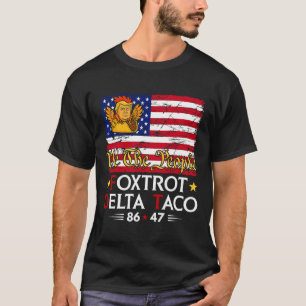 T-shirt Foxtrot Delta Taco 8647 Allons Taco Us Drapeau We 