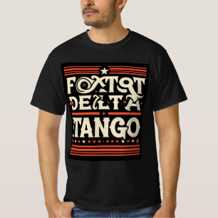 T-shirt Foxtrot Delta Tango déprimé Patriotique