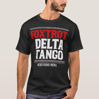 T-shirt Foxtrot Delta Tango drôle Smokey Bear