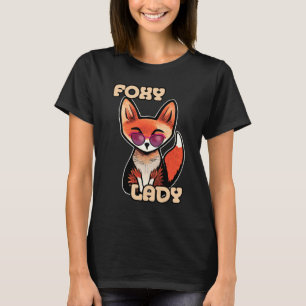T-shirt Foxy Lady   Cute Fox