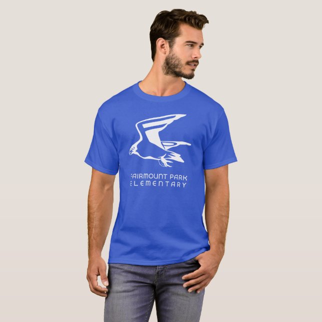 T-shirt FPE Falcon Blue Mens (Devant entier)