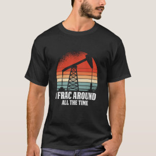 T-shirt Frac de forage Vintage Retro Oilfield