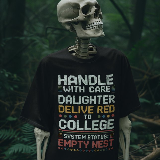 T-shirt fragile je viens de tomber ma fille / Pun Papa Ene (Créateur téléchargé)