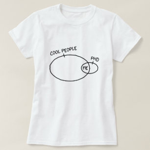 T-shirt frais de PhD (couleur claire)