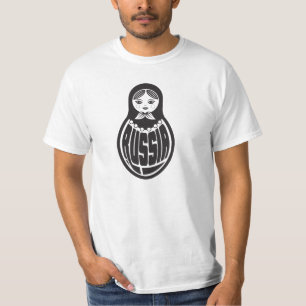T-shirt frais de poupée de Matryoshka de Russe