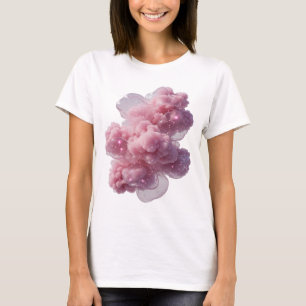 T-shirt Frais Nuages de FANTASIE en Argent Art Vestimentai