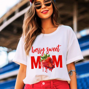 T-shirt Fraise Berry douce 1ère anniversaire maman