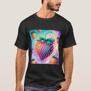 T-shirt Fraise colorée