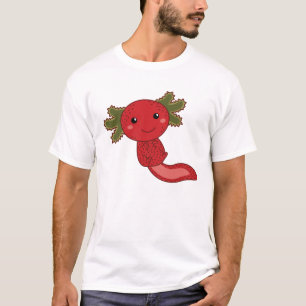 T-shirt Fraise Kawaii Axolotl Berry Cute