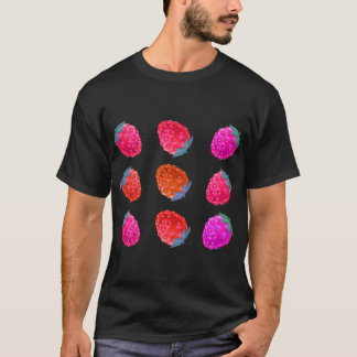 T-shirt fraises assorties