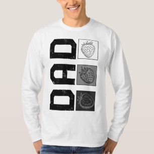 T-shirt Framboise papa Amoureux Fruit Nouveau papa Fête de
