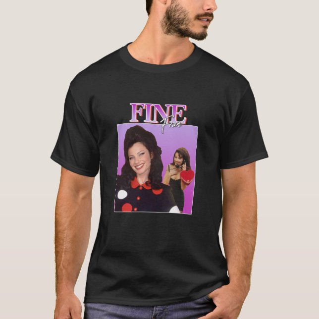 T-shirt Fran Fine VintageRetro Design (Devant)