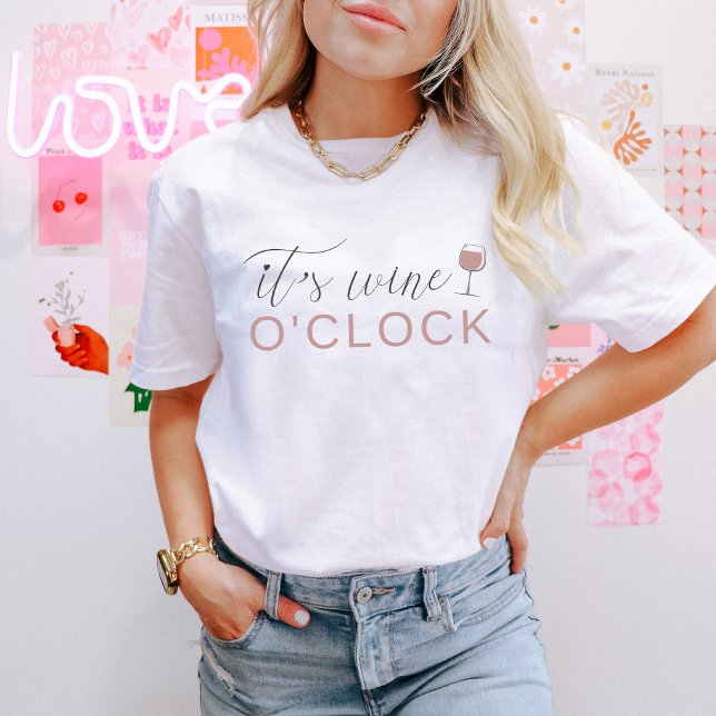 T-shirt FRANCA Wine O'Clock Bachelorette Party Group (Créateur téléchargé)