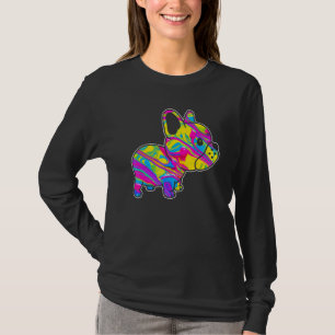T-shirt Français Bulldog Frenchie Silhouette Propriétaire