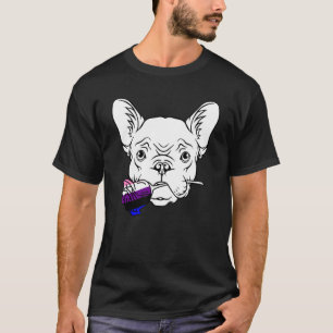 T-shirt Français Bulldog Genderfluide Lgbt Q Pride Drapeau