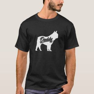 T-shirt Français Bulldog Papa Propriétaire Papa Pères De F