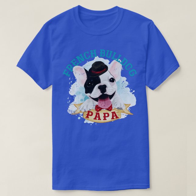 T-shirt Français Chien de Chien de Chien de Chien de Chien (Design devant)