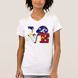 T-shirt Français Louisiane d'Acadiana d'AMOUR