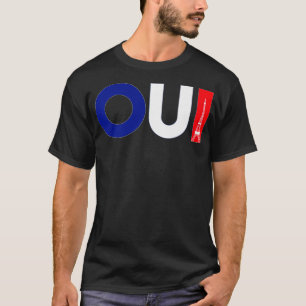 T-shirt Français Word Oui Signification Oui Drôle Enseig