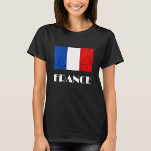 T-shirt France Drapeau Français Drapeau Français Racines F