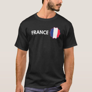 T-shirt France Drapeau Français Vintage Drapeau France For
